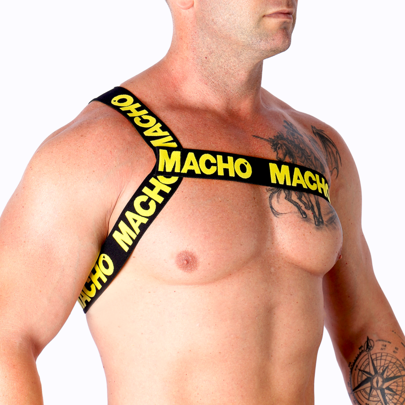 Harnais Romain Élastique Réglable Confort Body Homme - Macho Underwear