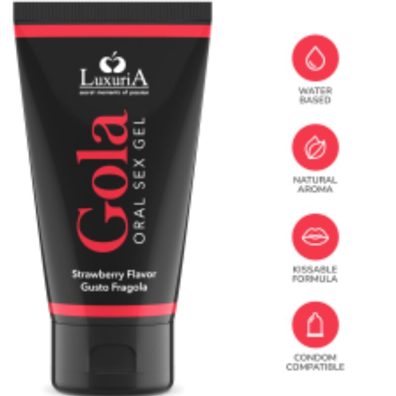 Gel Lubrifiant Oral Comestible LuxuriaSaveur Fruitée - Intimateline
