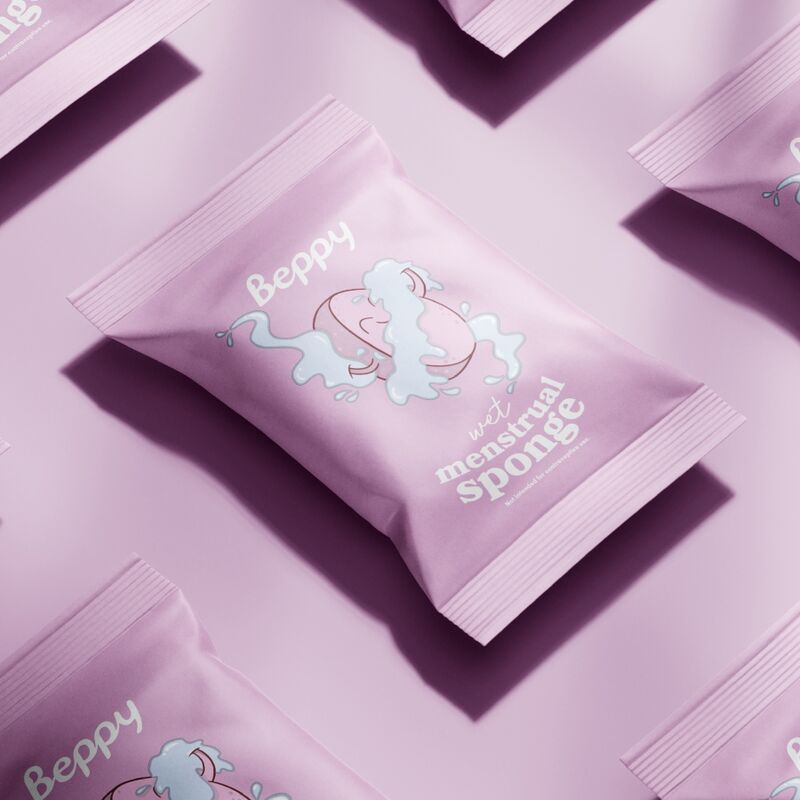 Tampons Beppy Soft Comfort Humides - Sans Fil Gel Lavande