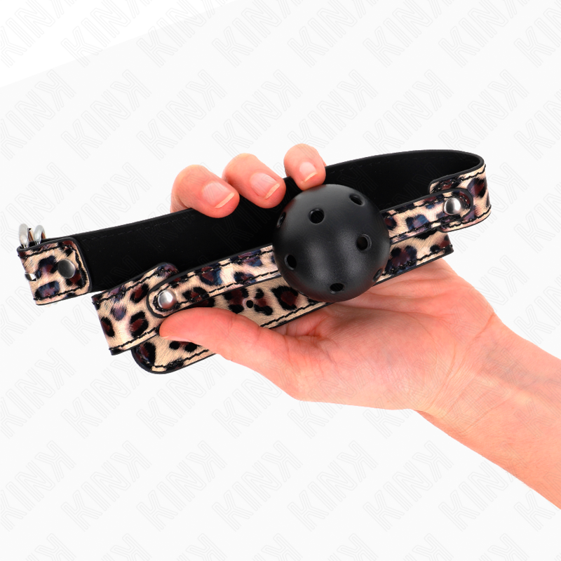 Bâillon avec Boule Respirant 4,5 cm Sangle Ajustable - Kink