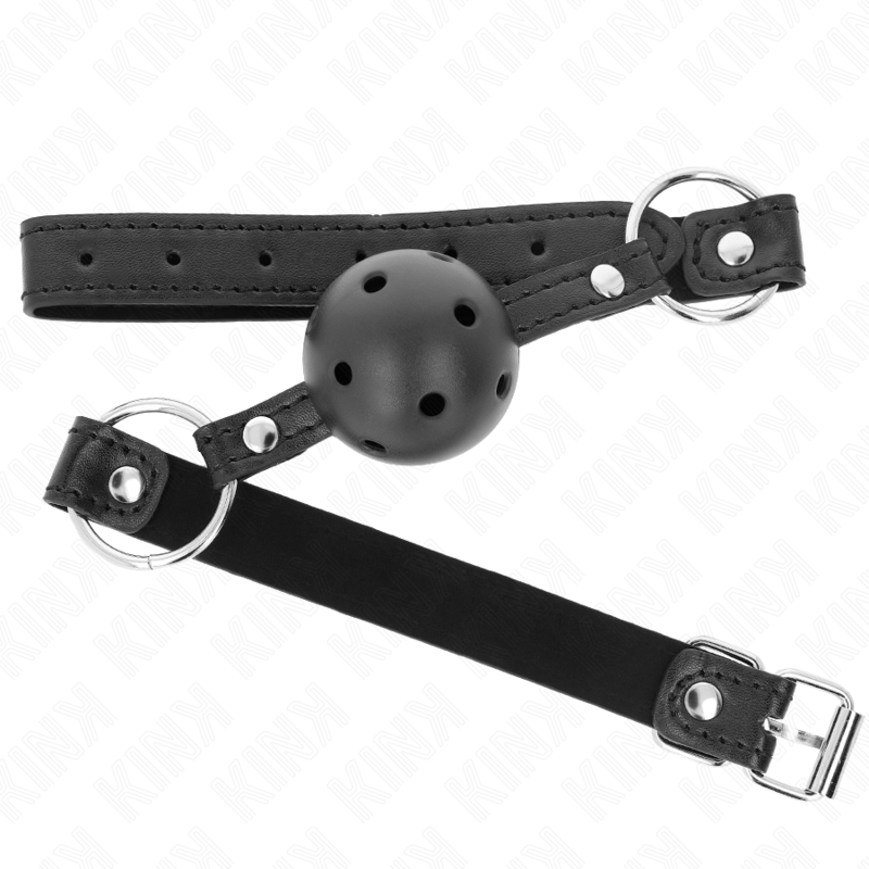 Bâillon Boule Creuse 4,5 cm Sangle Ajustable - Kinkvec