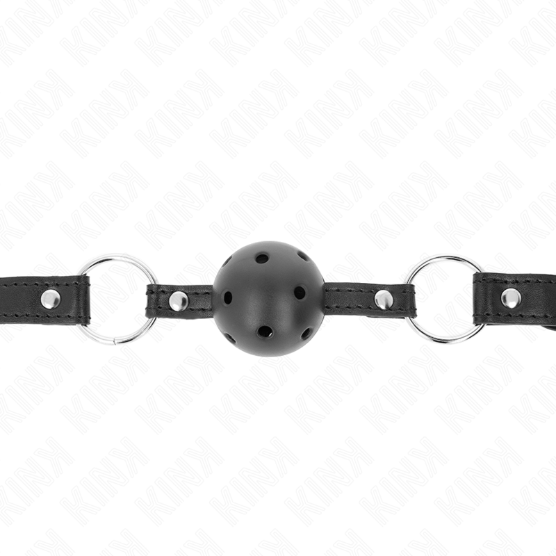 Bâillon Boule Creuse 4,5 cm Sangle Ajustable - Kinkvec