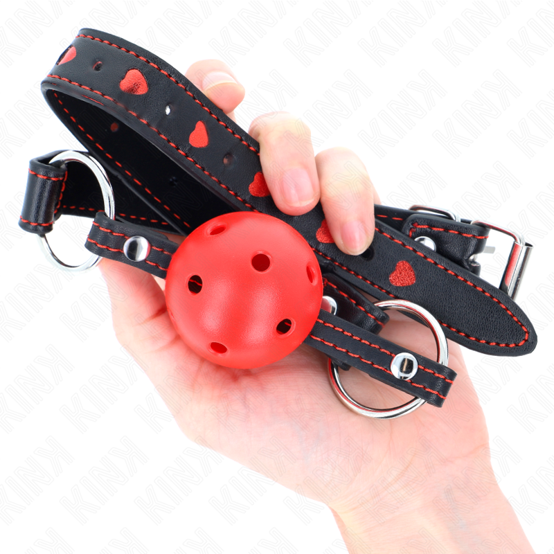Bâillon Bit Gag Creux Barre Réglable BDSM - Kink