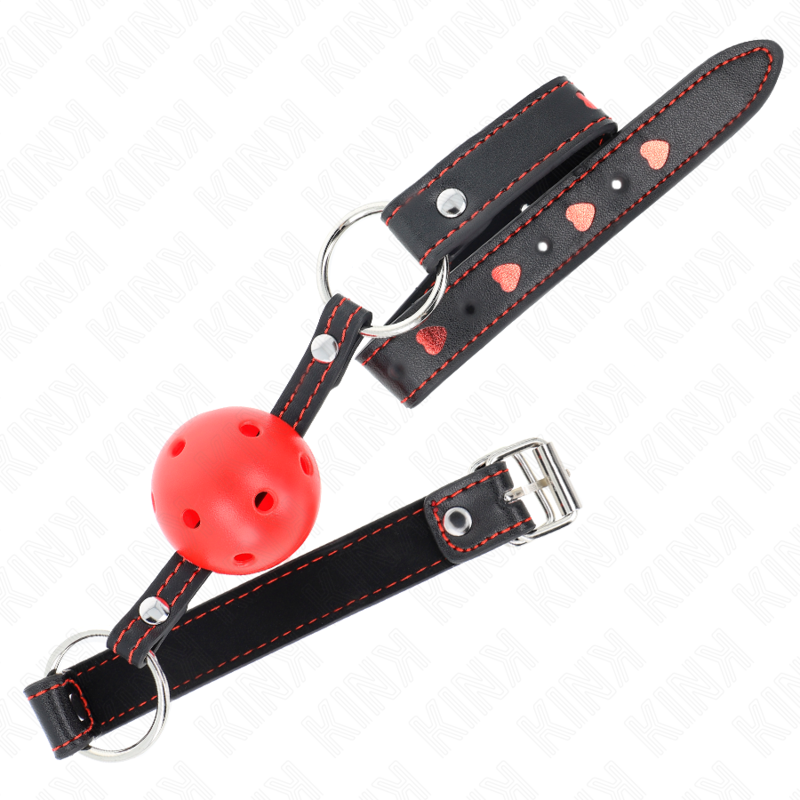 Bâillon Bit Gag Creux Barre Réglable BDSM - Kink