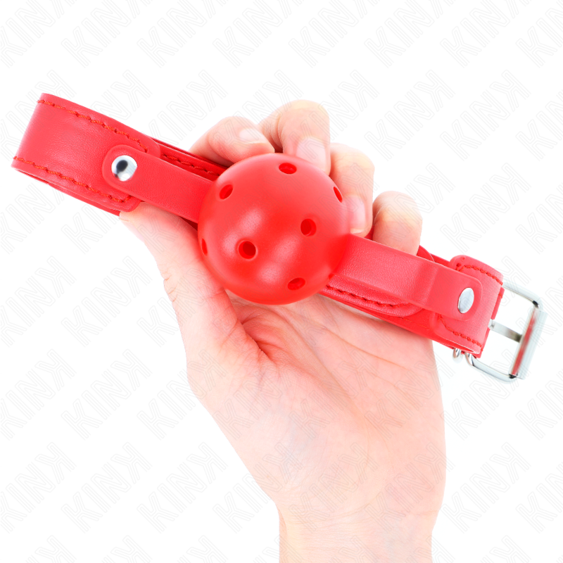 Bâillon avec Boule Respirant 4,5 cm Sangle Ajustable - Kink
