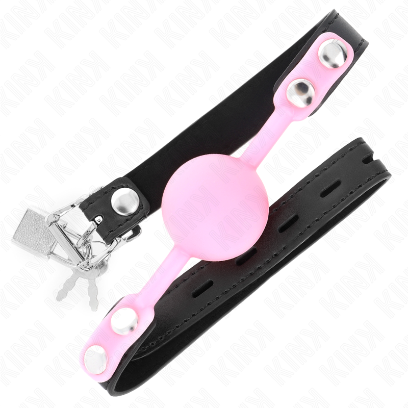 Bâillon BDSM Boule Lumineuse Silicone Sangle Réglable - Kink