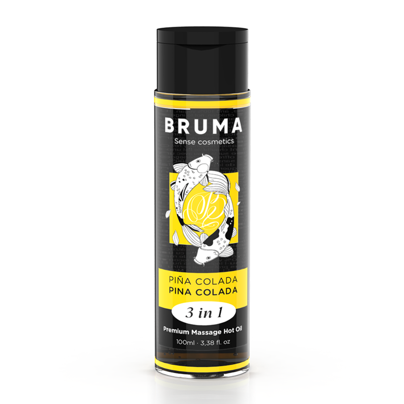 Huile de Massage Chauffante 3 en 1 Comestible 100 ml - Bruma