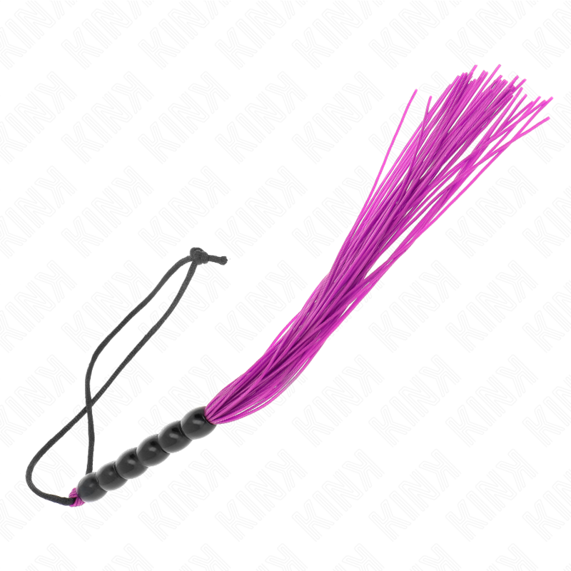 Martinet BDSM Silicone 6 Lanières Souple 26 cm - Kink Impact & Touch