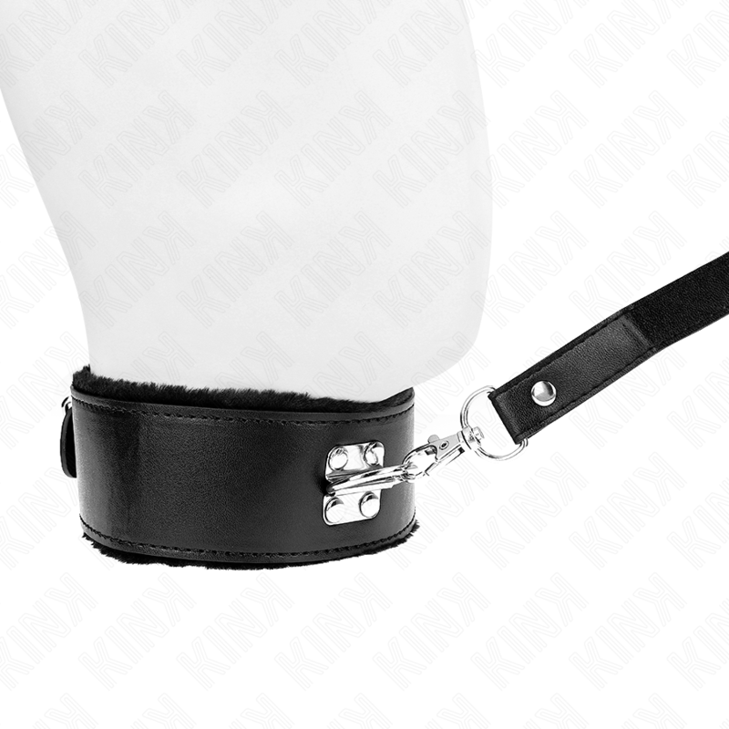 Collier BDSM avec Laisse Cuir 116 cm - Kink
