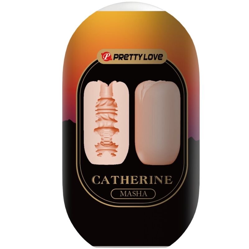 Masturbateur Oeuf Masha texturé Super Extensible - TPR - Pretty Love