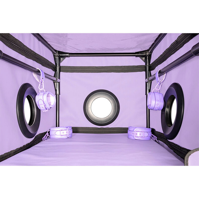Cabine BDSM La Niche Système Holedome LED Menottes Entraves - Secret Dome