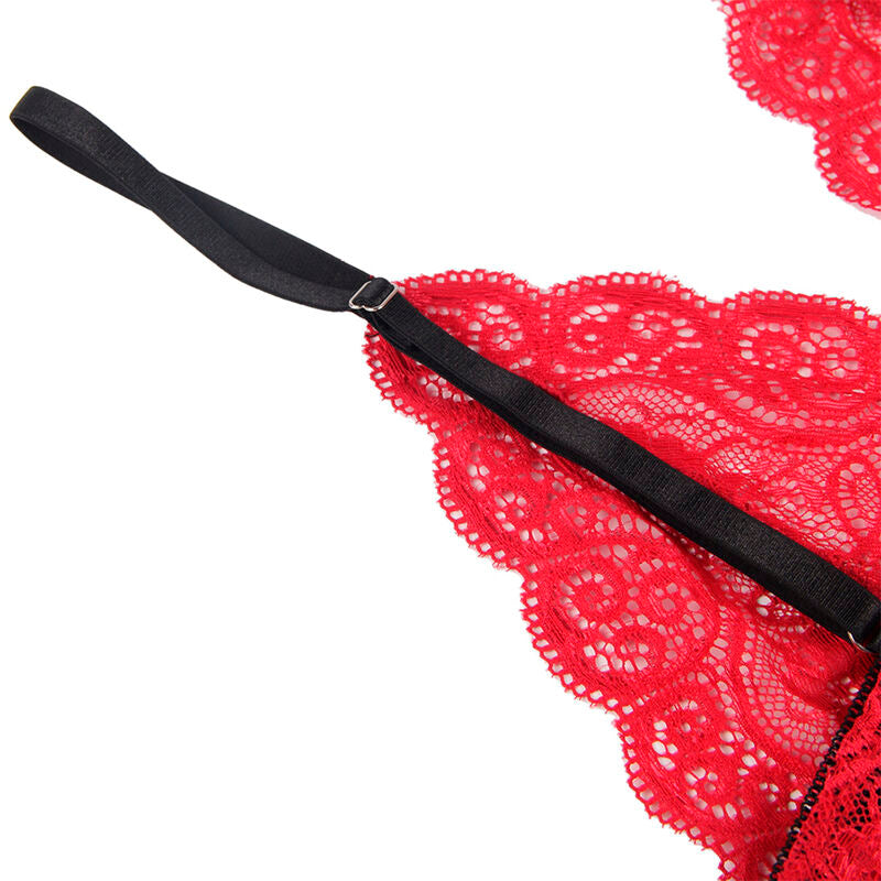 Nuisette Satin Soie et Dentelle + Culotte Assortie - Subblime