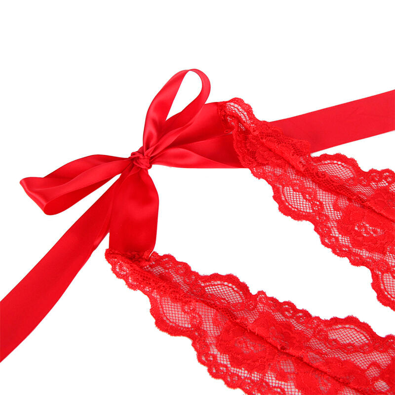 Body Sexy Volants Ceinture Sculptante Rouge Passion - Subblime