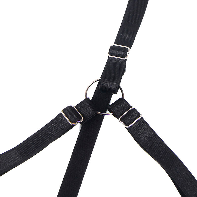 Ensemble Lingerie Soutien-Gorge Ouvert Nœud String Porte-Jarretelles - Subblime