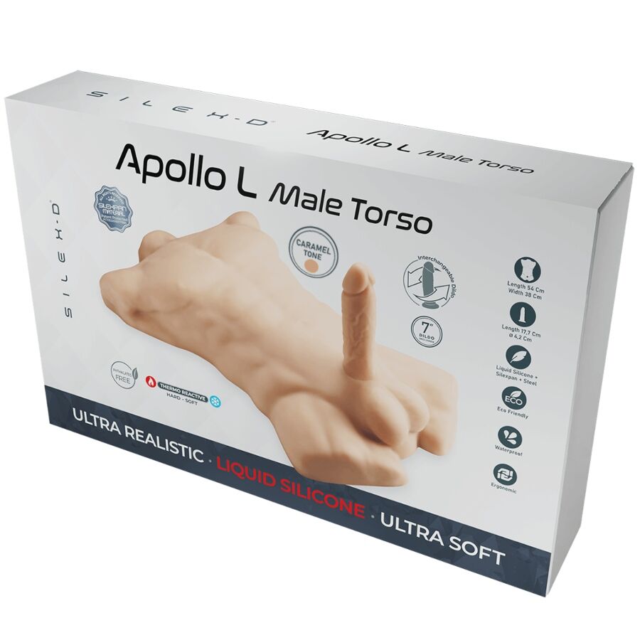 SILEXD - APOLLO L TORSE HOMME RÉALISTE CARAMEL
