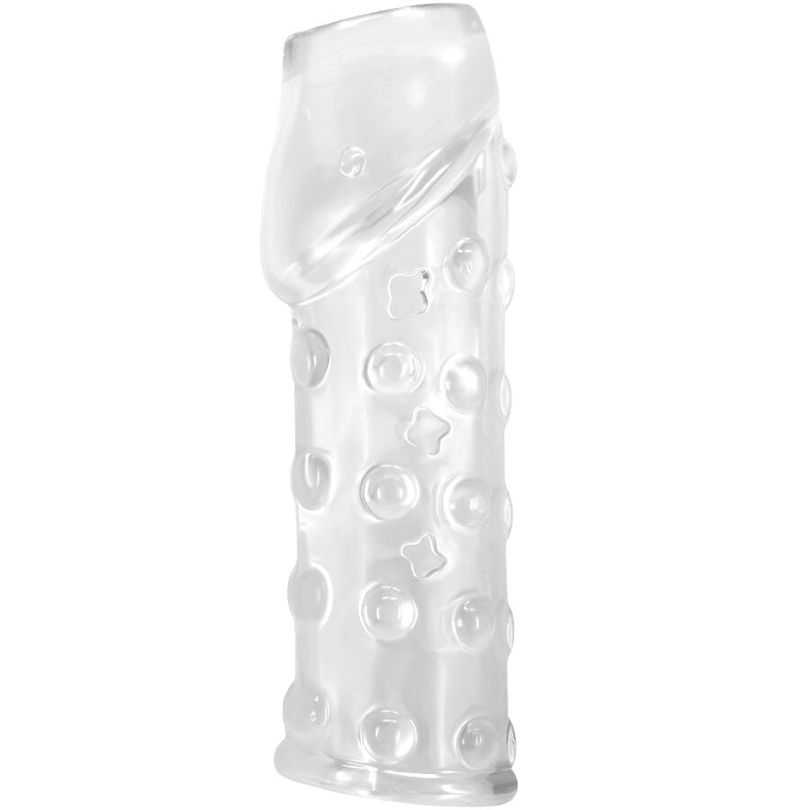 Gaine à Pénis Volumisante Transparente Effet Serrant Réutilisable - Pretty Love