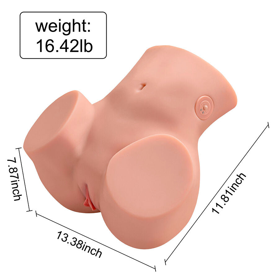 XISE - SYDNI MASTURBATEUR VAGINAL MULTIPOSITION RÉALISTE AVEC POUSSE