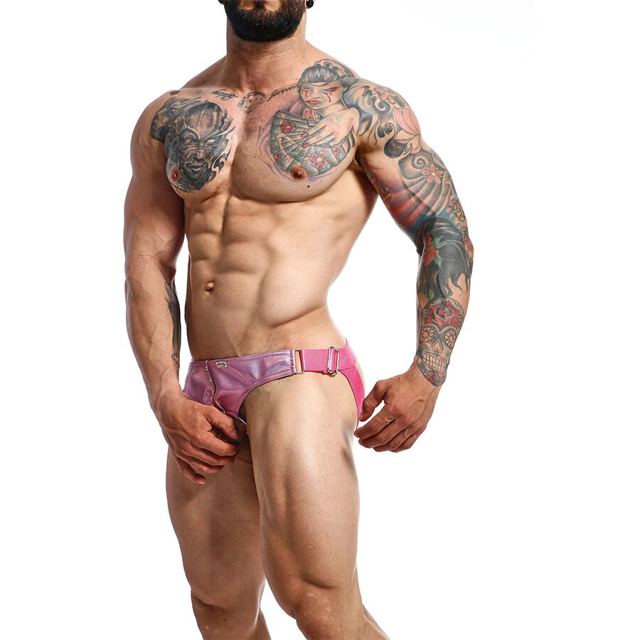 Jockstrap Dngeon Anneau Pénien Intégré Clous Métalliques - Mob