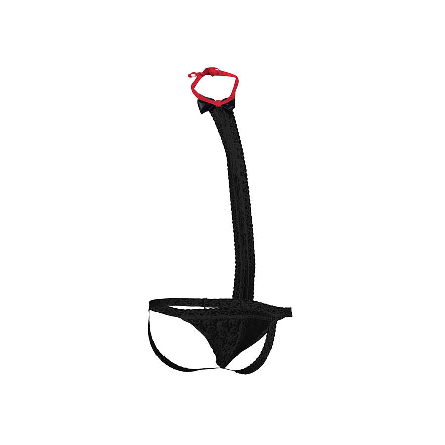 MOB - SMOKING AVEC STRING EN DENTELLE TAILLE L/XL