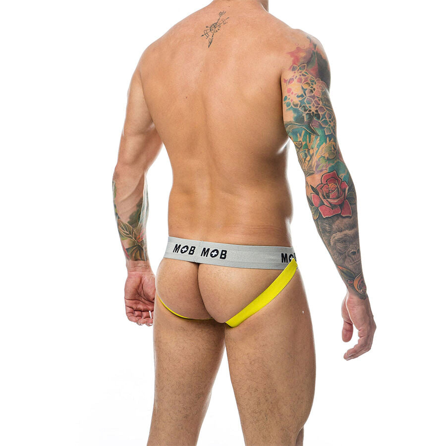 Jockstrap Classique Rayures Latérales Coton Stretch - Mob