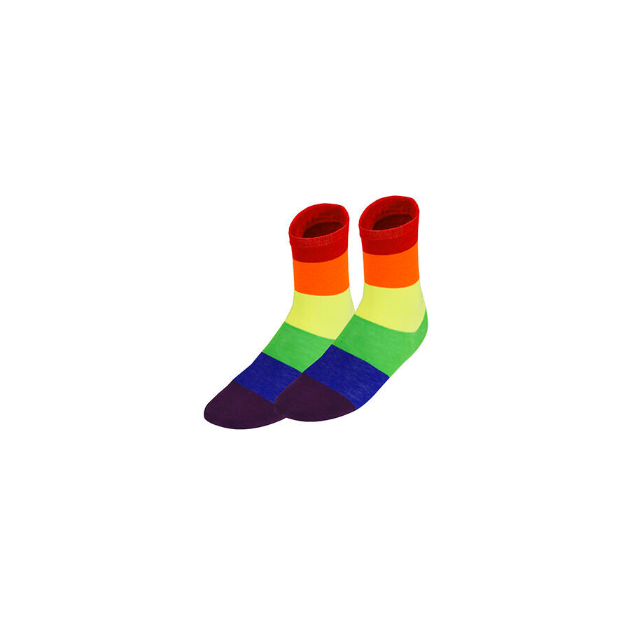 Chaussettes Arc-en-Ciel LGBT - Polyester Extensible - Pride