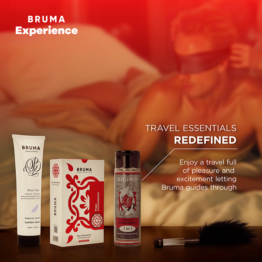 Kit Érotique Tentation Huile Massage Amplificateur Orgasme - Bruma