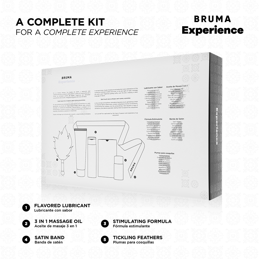 Kit Érotique Tentation Huile Massage Amplificateur Orgasme - Bruma