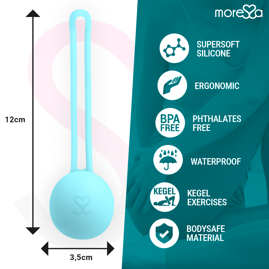 Boule de Kegel Osian One - Silicone Hypoallergénique Velours - Moressa