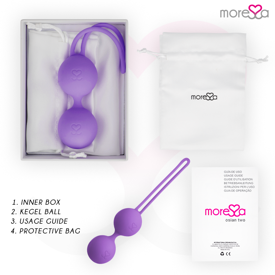 Boules de Geisha Osian Two Silicone Premium Double Bille - Moressa
