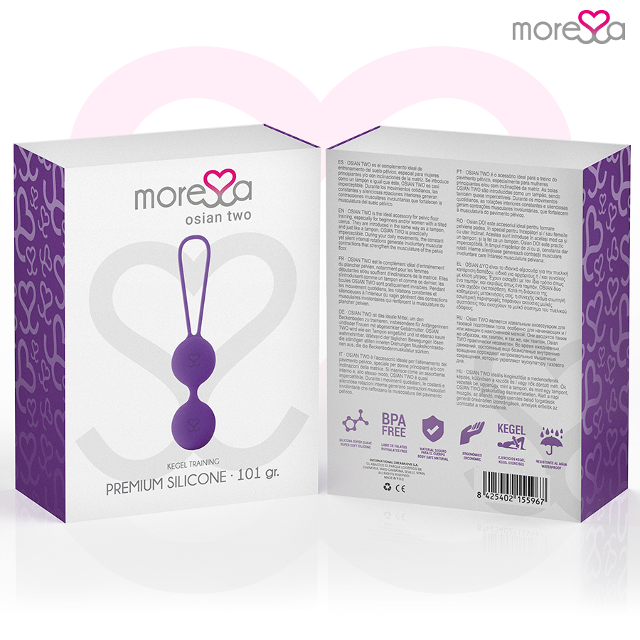 Boules de Geisha Osian Two Silicone Premium Double Bille - Moressa