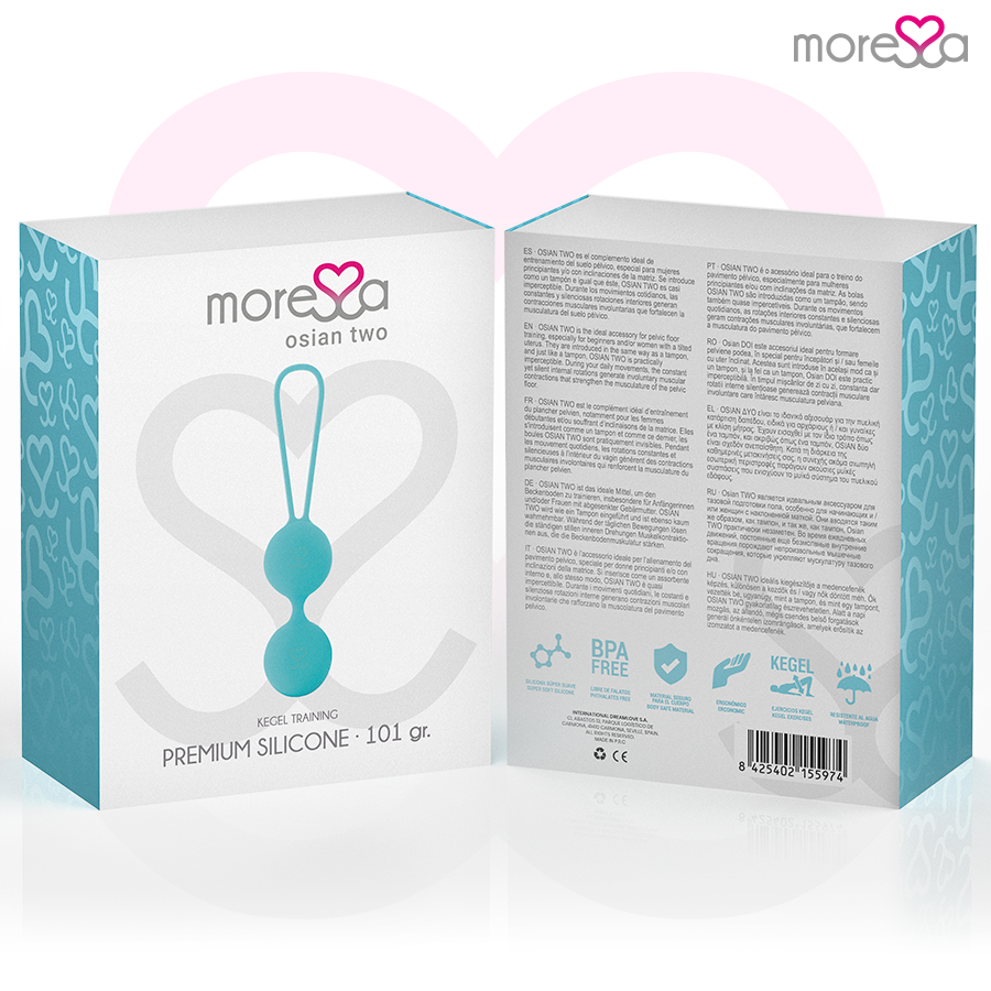 Boules de Geisha Osian Two Silicone Premium Double Bille - Moressa