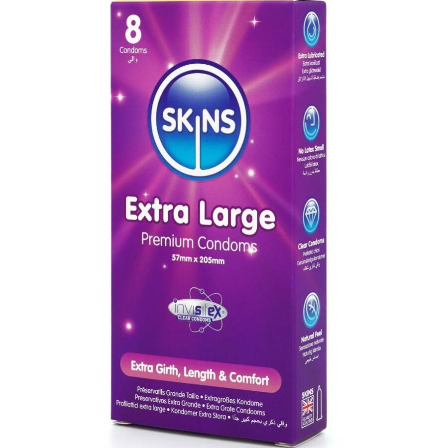 Préservatifs Skins Extra Large - Ultra Fin XL Extra Lubrifiés