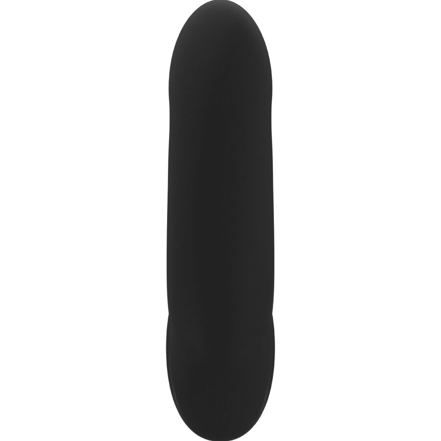 Double gode Share Lite Fun Factory noir vu de face, tige longue à l'avant