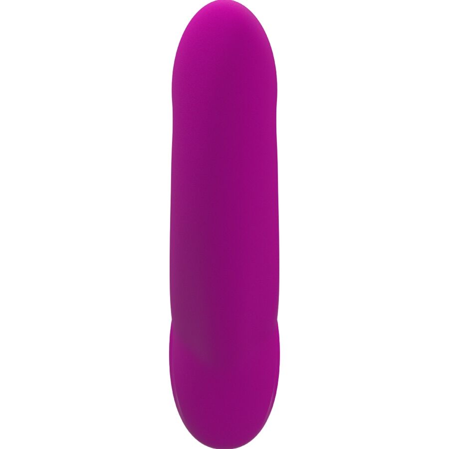 Double gode Share Lite Fun Factory violet vu de face sur fond blanc