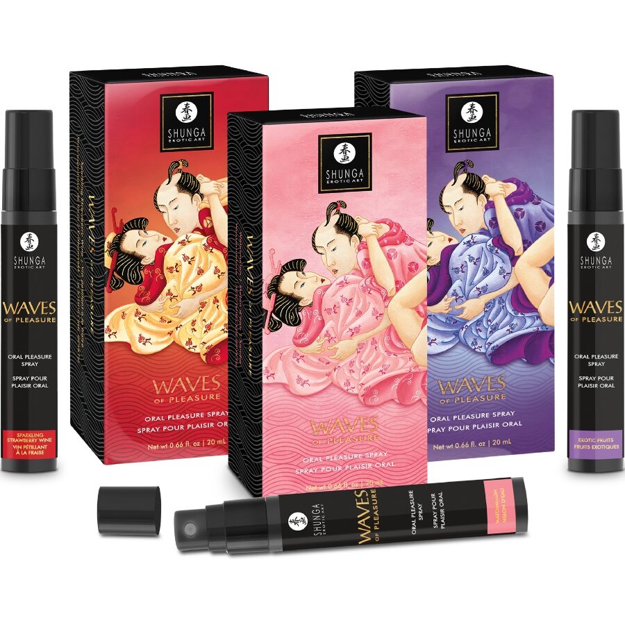 Spray Oral Stimulant Waves Pleasure Effet Vibrant - Shunga