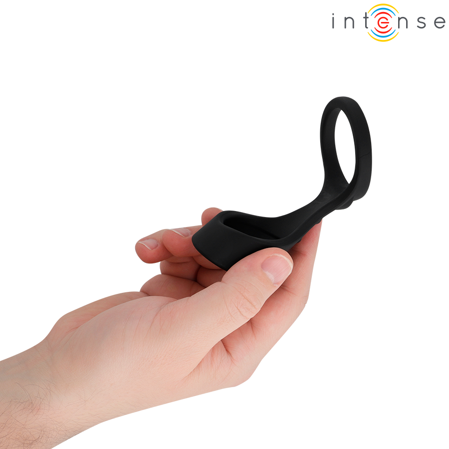 Cockring Texturé Rory Incurvé Souple Modèle 5 - Intense