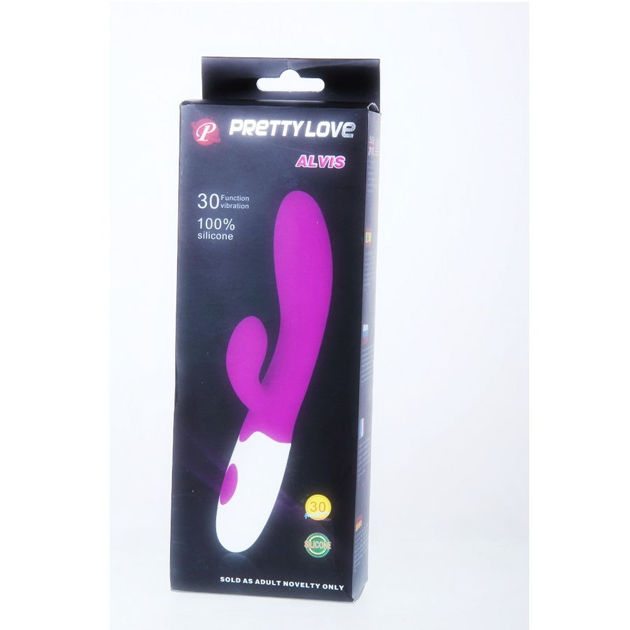 Vibromasseur Rabbit Alvis Double Stimulation 30 Modes Silencieux - Pretty Love
