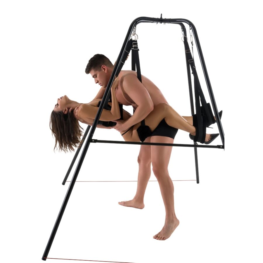 Balançoire Sexuelle Autoportante Extreme Lovers Support Acier 180 cm - Hidden Desire