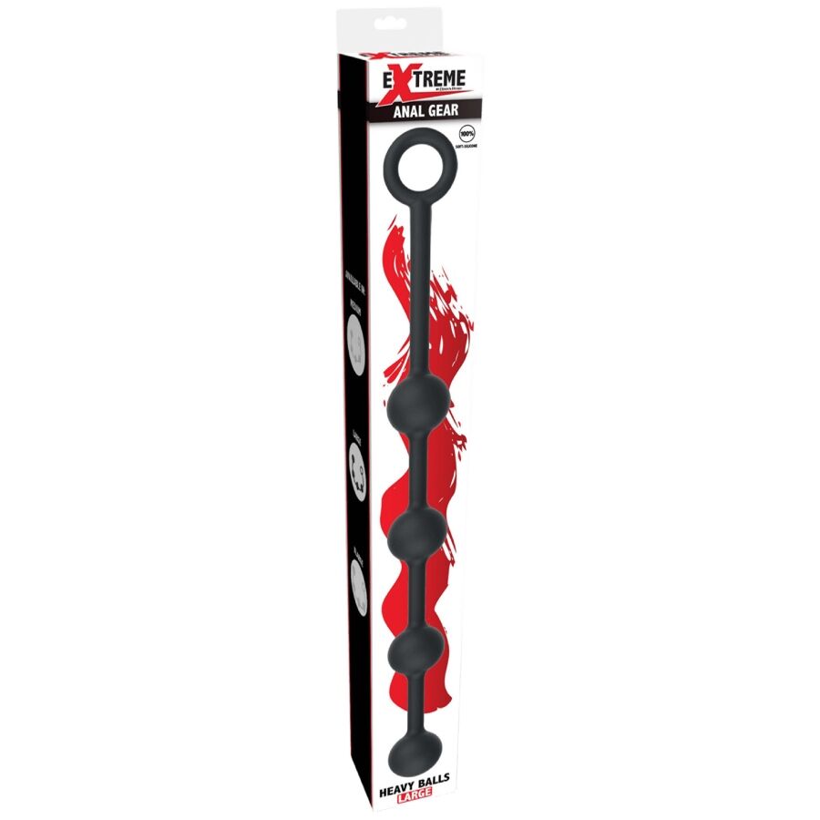 Emballage Extreme Anal Gear du chapelet anal lesté taille L de Hidden Desire