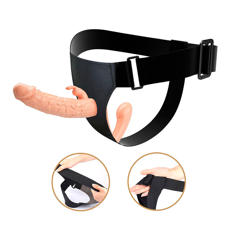 Harnais du gode ceinture Charlotte Baile avec vignettes de réglage des sangles