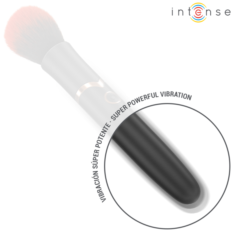Brosse Vibrante Sensorielle Emilia 10 Vibrations Rechargeable 16 cm - Intense