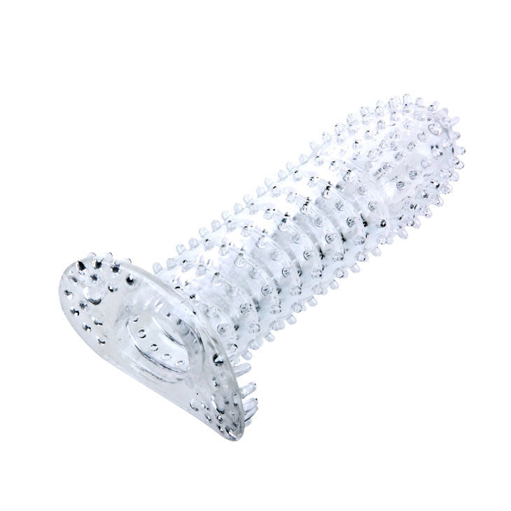 Gaine à Pénis Texturée Points Stimulants 14 cm - Silicone - Baile