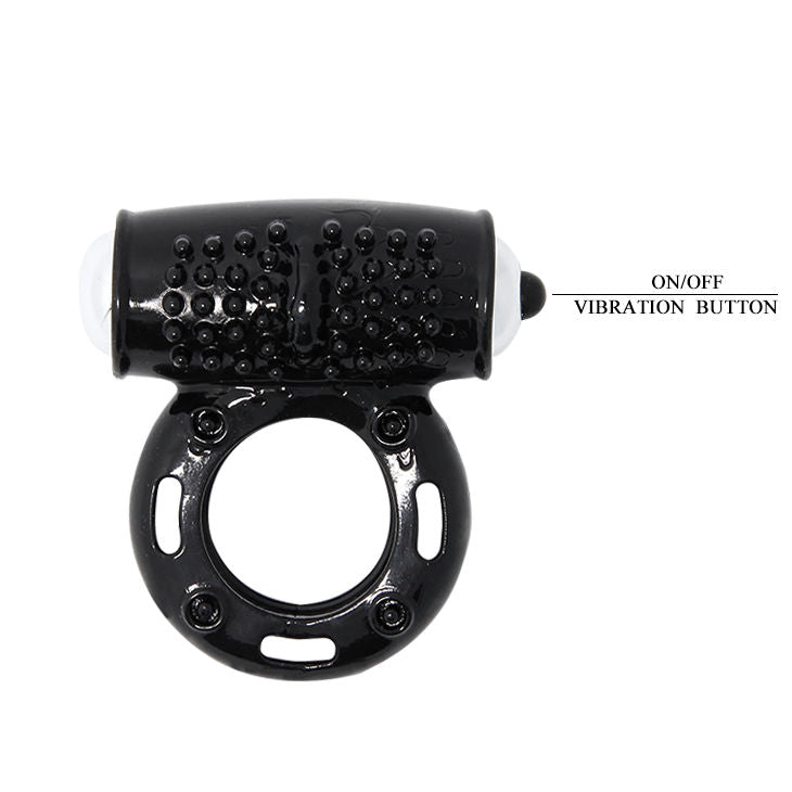 Cockring Vibrant Power Ring 10 Modes Bille Amovible Extensible - Baile