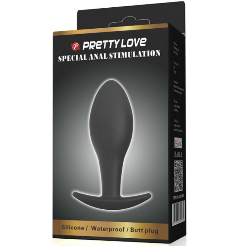 Plug Anal Ancre Ergonomique Silicone Base Sécurisée 8,5 cm - Pretty Love