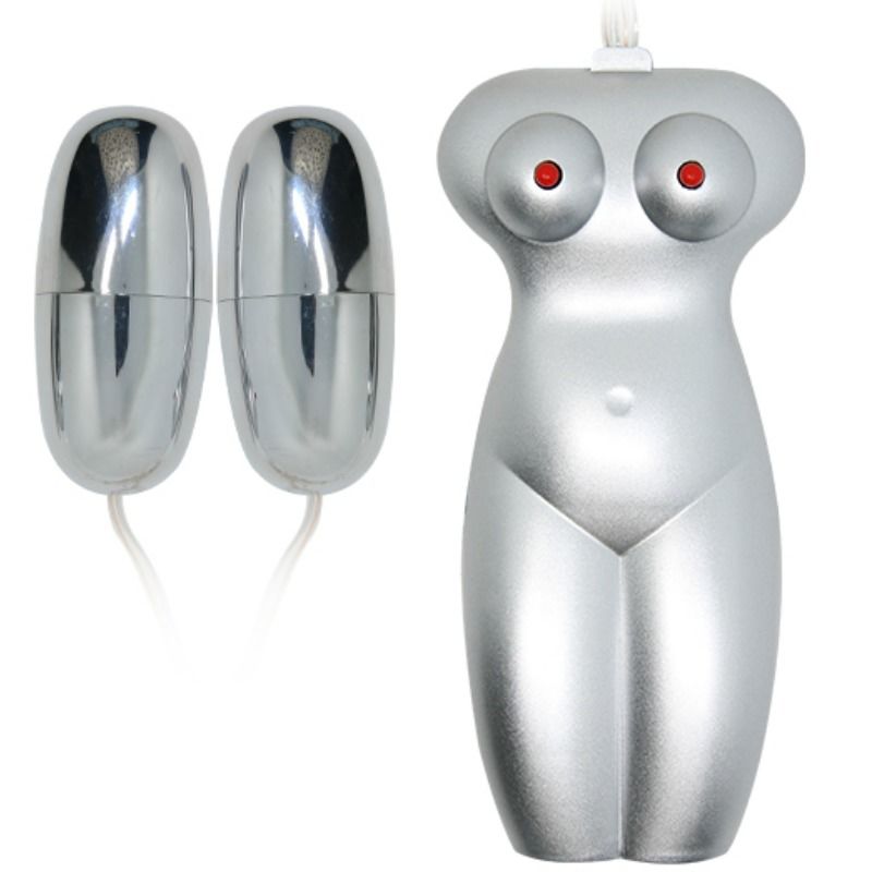 Masturbateur Vagin et Anus Réaliste Vibrant Télécommandé avec Système Vocal - Baile