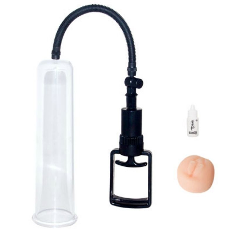 Pompe à pénis Baile avec cylindre transparent, poire à gâchette et entrée vaginale
