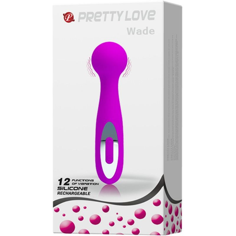 Vibromasseur Polyvalent Wade 12 Fonctions Rechargeable USB - Pretty Love