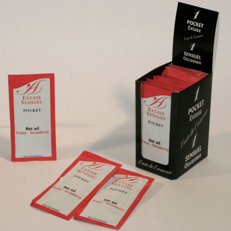 Lubrifiant Comestible Arôme Fraise Base Eau - Extase Sensual