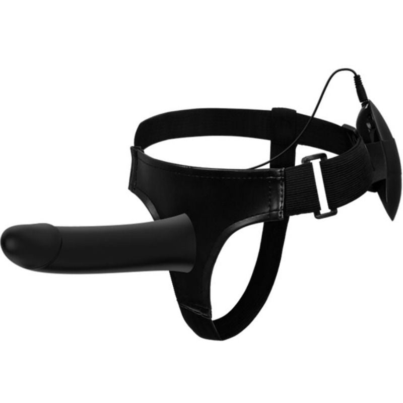 Gode Ceinture Creux Vibrant Vito Harnais Réglable 17,3 cm - Pretty Love