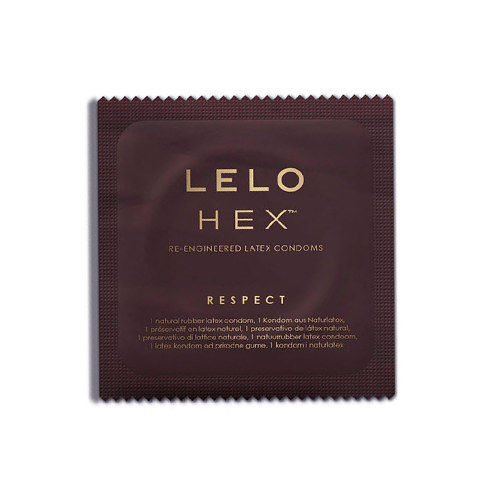 Préservatifs HEX Respect XL Latex Structure Hexagonale 3 Pack - Lelo